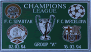 Pin #5 Eliminatoria Spartak Moscow vs FC Barcelona, Champions 1994