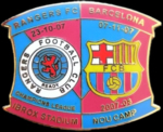 Pin del Barça - Rangers, UEFA Champions League 2008